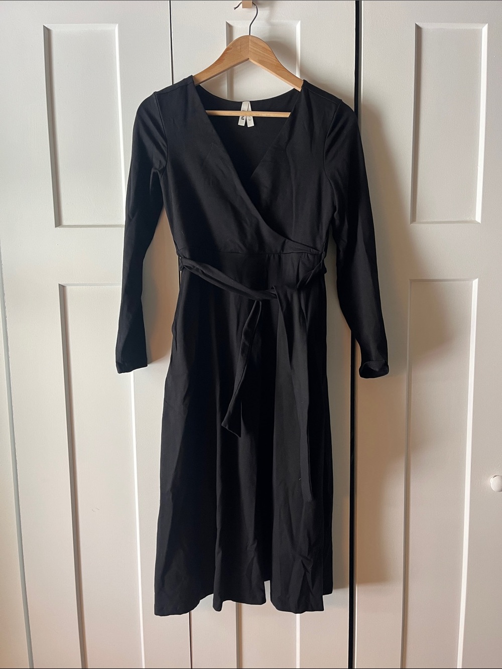 Pact Fit and Flare Wrap Dress